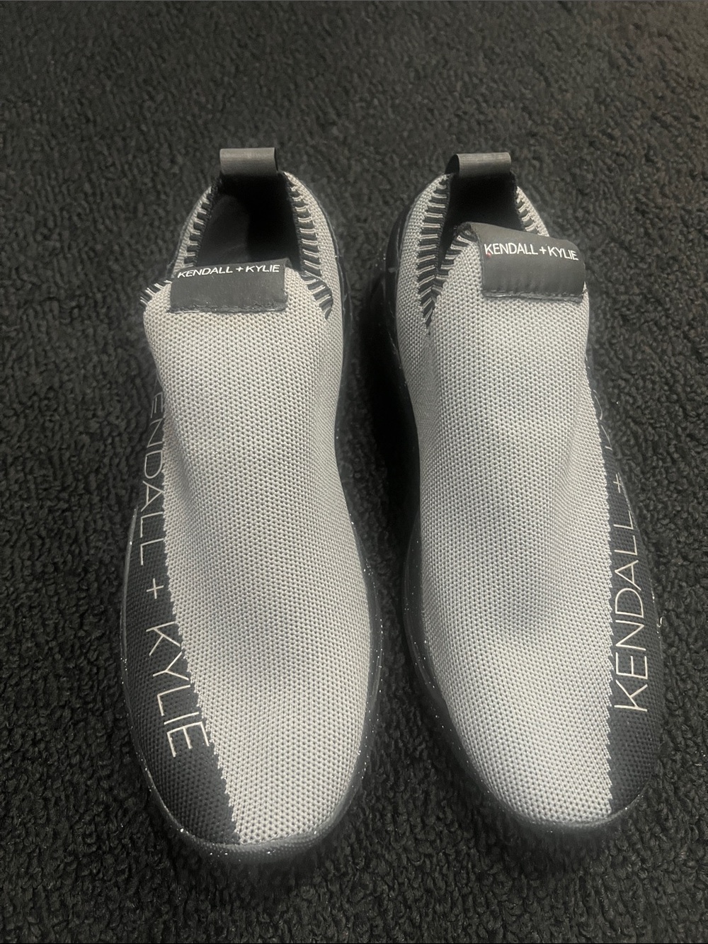 Kendall & Kylie Slip-On Sock Sneakers with Black Accents